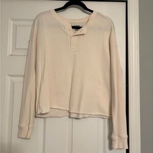 Aerie women’s Henley crewneck